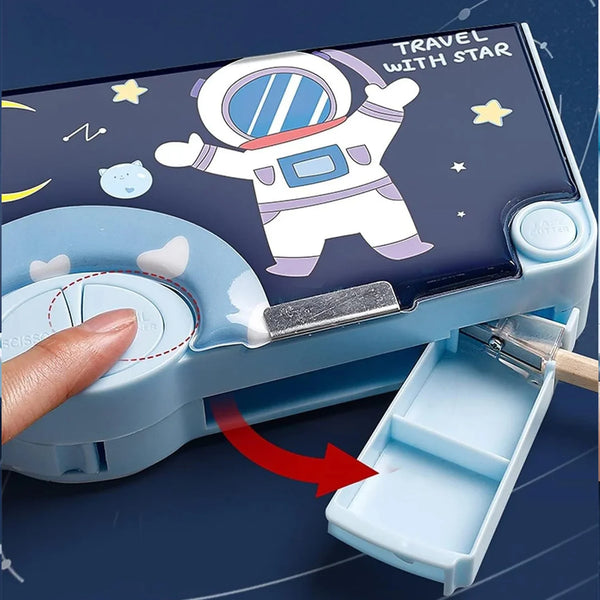 0052 Multifunctional Pencil Box For Kids, Space Pencil Box For Boys, Kids Pencil Box For Boys &amp; Girls,&nbsp;