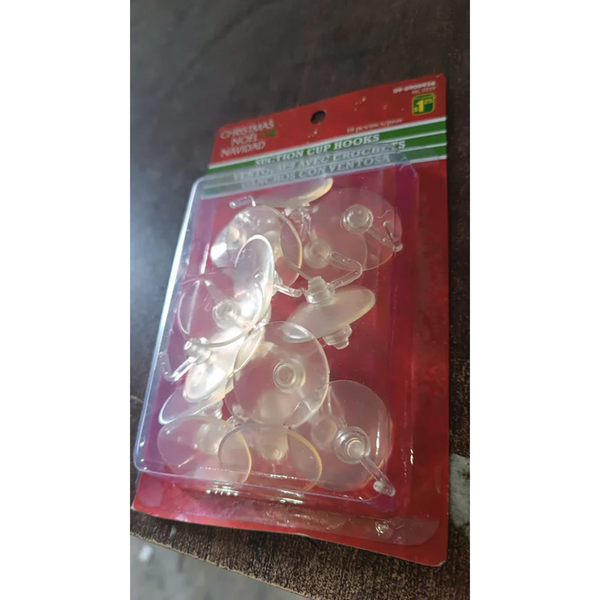 18550 Transparent Rubber Vacuum Sucker, Suction Cup Hooks (18 Pcs Set)