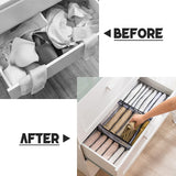 3313 Wardrobe Organizer For Clothes 7 Grids Storage Organizer Multipurpose Organiser For Wardrobe Large Capacity Organizer