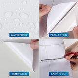 AM5867 Multi-Design Marble Foil Kitchen Stickers (60CM X 2M) - 1 Piece