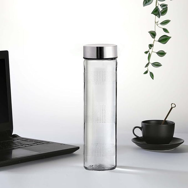 AM0310 Glass Water Bottle with Leak-Proof Airtight Double Layer 750ml