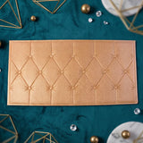 16035 Self Adhesive 3D Foam Wall Panel Cushion Wallpaper (1 Pc, Brown, 69x35 Cm)