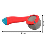 11705 Supermom Premium Stainless Steel Pizza Cutter with Ergonomic Handle (1 Pc)