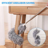 3793 Microfiber Feather Duster with 100 inches Extra Long Pole for Cleaning