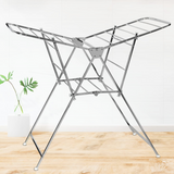 AM5612 NFDP Butterfly Single Stainless Steel Foldable Wing Style Cloth Dryer/Clothes Drying Stand