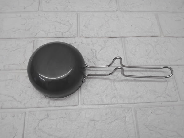 AM3582 Stainless Steel Wired Handle Tadka Pan (Vagharia)