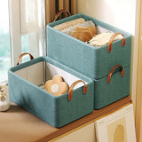 3666 Foldable Fabric Storage Box ,Collapsible Organization and Storage,Large Capacity Bathroom Storage Box for Family, Dorm, Travel (Pack Of 1)