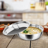 AM0972 Milton Pro Cook Triply Silver Tasla 24cm Designed For Healthy Cooking