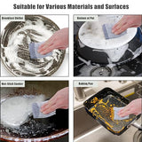5564 DOUBLE-SIDED MULTIPURPOSE MICROFIBER CLOTHS, STAINLESS STEEL SCRUBBER (Copy)