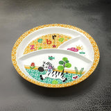 AM3246 Exclusive Melamine 3in1 design Dinner Partition Plate 1 Piece