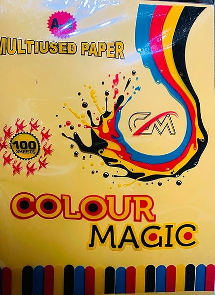 AM2167 S22 Plus Colour Paper A-4 Colour Paper 100 Sheets Multicolour