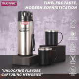 AM2410 Trueware Splash Set SS Inner Mugs 2 Nos 500ml Insulated Mug 200ml Thermosteel Hot or Cold