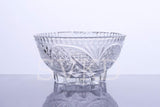 AM3061 Classic Bowl Patti Design Transparent Glass Bowls