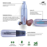 AM2425 Infinity Gallops Vacuum Insulated Stainless Steel Bottle Perfect for 24 hours Hot and Cold  750ml