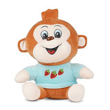 AM3144 Fruit Monkey 11inch Plush 200gm Toy Soft Toy for kids Adorable and Huggable Stuffed Animal with a Playful Fruit-Inspired Design Ideal for Kids 200gm