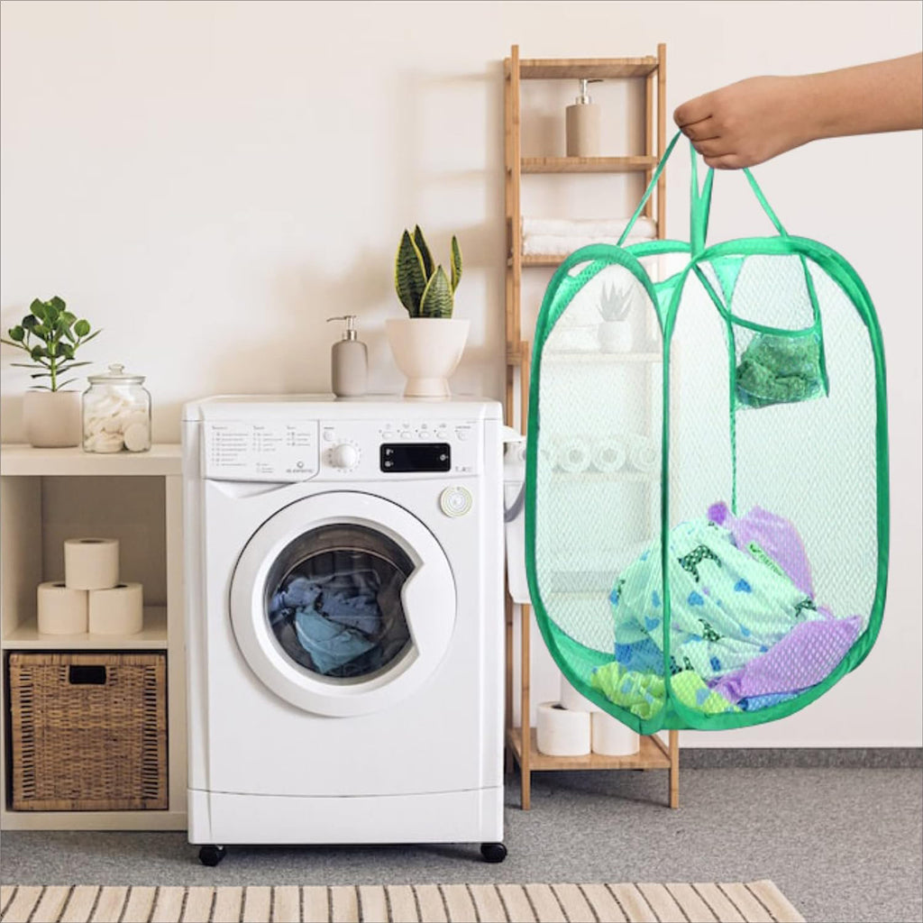 2PCS Mesh Laundry Hamper,Collapsible Laundry Baskets,75L Large - Foto 8