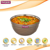 AM2420 Trueware Ultimate Microwave safe Stainless Steel Plastic Serving Bowl Large 2200ml