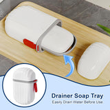 Travel Soap Case, Leakproof Soap Container with Lid