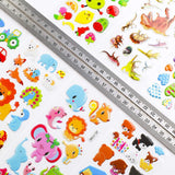 AM0438 Different Cartoon Puffy 3D Cute Stickers for kids (1 Sheet), Self-Adhesive