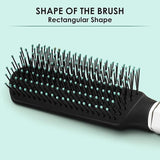 3374 Classic Flat Hair Brush with Strong & flexible nylon bristles for Men, Women & Kids