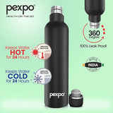 AM2787 Pexpo Oreo Thermo SS Water Bottle Vaccum Insulated 750ml