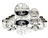 AM3966 Madhuram Exclusive Dinner Set Stainless Steel 42 Pcs Set