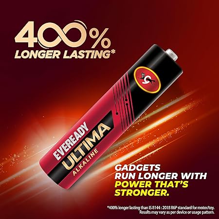 AM0783 Eveready Ultima AAA Battery 400% Long Lasting, Highly Durable -1 pcs