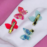 AM1241 Butterfly Hair Clips for Girls