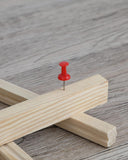 AM0435 50Pcs Assorted Color Push Pins for Cork Board