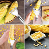 3134 Premium Corn Peeler, Stainless Steel Corn Cob Peeler