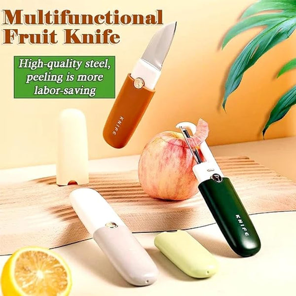 10186 2 in 1 Knife, Multifunctional peeler fruit knife (1 Pc)