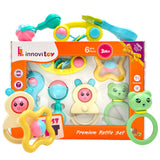 AM3788 Innovitoy My First Gift Premium Rattle 6 Pcs Set - Multi Color