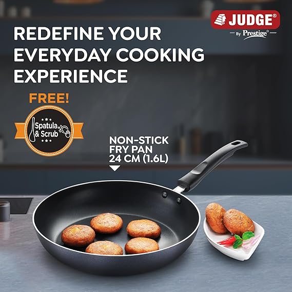 AM2228 Judge by Prestige 24cm (1.6L) Everyday Non-Stick Fry Pan