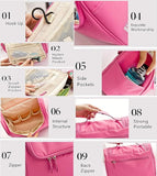 3076 Women Zip Closure Cosmetic Makeup Bag