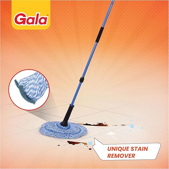 AM2499 Gala Microfiber Twist Mop & Plastic With Rod 1 Pcs