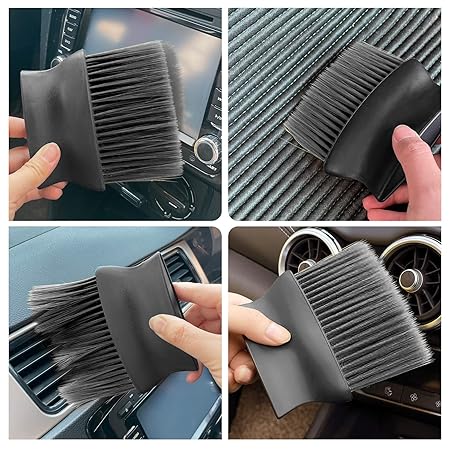 AM2874 Car Brush Interior AC Vents Cleaning Brush Soft Duster Interior Cleaning Dusting Tool for Automotive Accessory