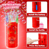 AM3463 Bubble Machine with Light & Music Rechargeable Battery Bubble Toy