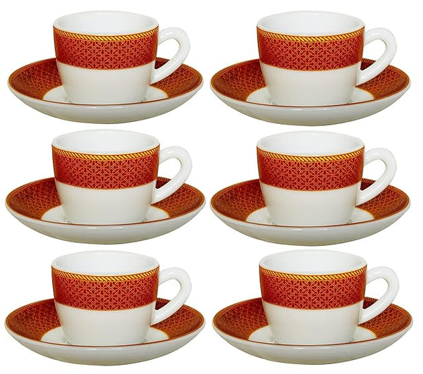 AM2670 CELLO Oplaware Argento Solitaire Cup 13cl and Saucer 130mm Set 12 Pcs