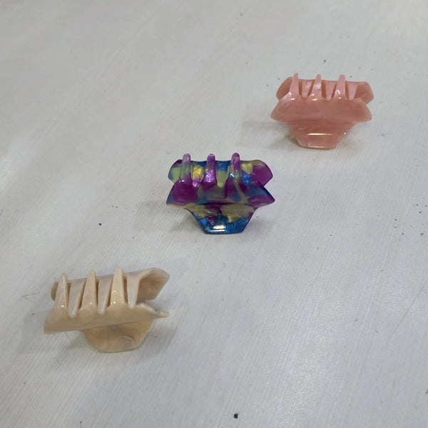 AM1295 Multicolor & Multidesigne Claw Clip Small 1 pc