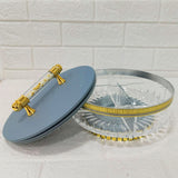 Di0187 Rishabh S Class Revolve Multipurpose Acrylic Candy & Dry Fruit Box