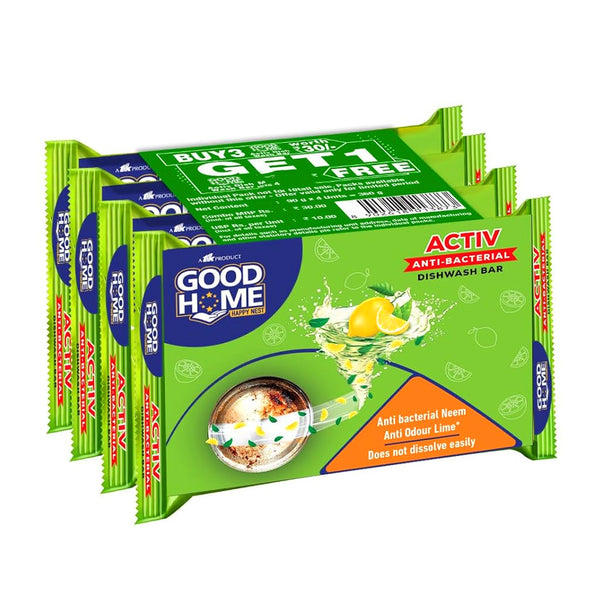 AM0686 Good Home active dishwash bar - buy 3 get 1 free 90g