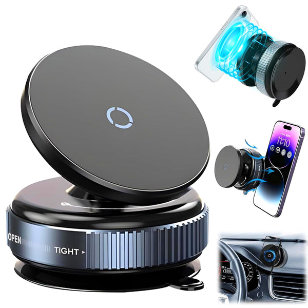AM5909 Magnetic Phone Holder – Ultra Vacuum Suction Phone Holder