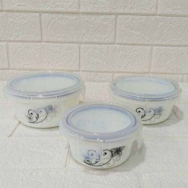 Di0240 Cello Storage Container Set - 3-Piece -  Large, Medium & Small Sizes With Lids