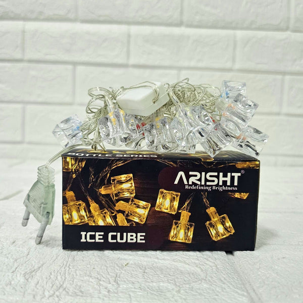 Di0076 14 Ice Cube Multicolor LED String Lights