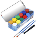 AM6087 Doms 12 Shades Poster Colours - Free Agigator & Brush Inside For Uniform Mixing