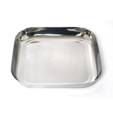 AM6011 Madhuram Stainless Steel Small Square Breakfast Plate