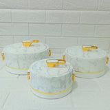 Di0274 Rishabh Sefora Vintage 3-Piece Insulated Casserole Set