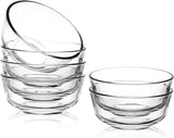 AM0333 Glass Pudding Set For Gifting Purpose (6 Glass Bowls And 1 Glass Donga Bowl) Super Hit