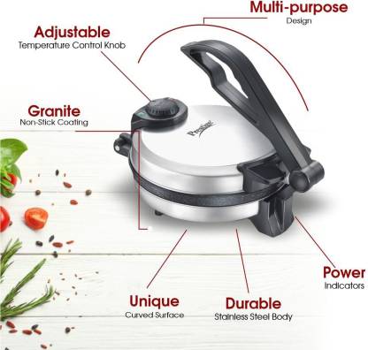 AM2274 Prestige PRM 5.0 Multi-Purpose Roti Maker Stainless Steel