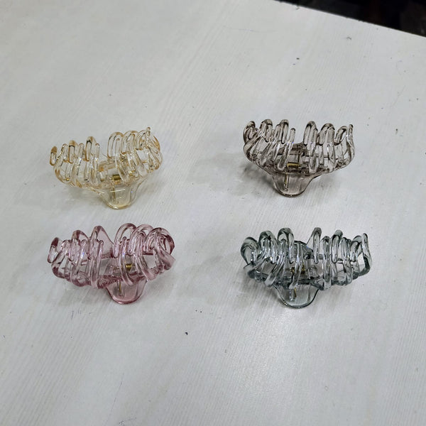 AM1296 Transparent Claw Clip Multicolor (1 pc)